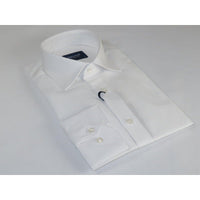 Mens 100% Cotton Shirt From Turkey Manschett by Quesste Slim Fit 4029 - 01 White - J.Valintin Men's Wear Legend - 96849