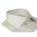 Mens 100% Italian Cotton Shirt High Quality Non Iron SORRENTO Turkey 4452 Stone - J.Valintin Men's Wear Legend - 96785