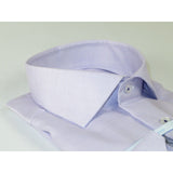 Mens 100% Italian Cotton Shirt High Quality Non Iron SORRENTO Turkey 4469 Lilac - J.Valintin Men's Wear Legend - 96769