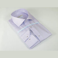 Mens 100% Italian Cotton Shirt High Quality Non Iron SORRENTO Turkey 4469 Lilac - J.Valintin Men's Wear Legend - 96769