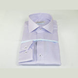 Mens 100% Italian Cotton Shirt High Quality Non Iron SORRENTO Turkey 4469 Lilac - J.Valintin Men's Wear Legend - 96769