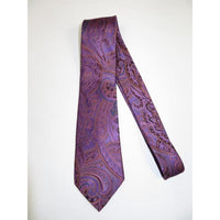 Men's 100% Silk Necktie By Bruno Piattelli Paisley Floral Fancy BP16 Pink Purple - J.Valintin Men's Wear Legend - BP16