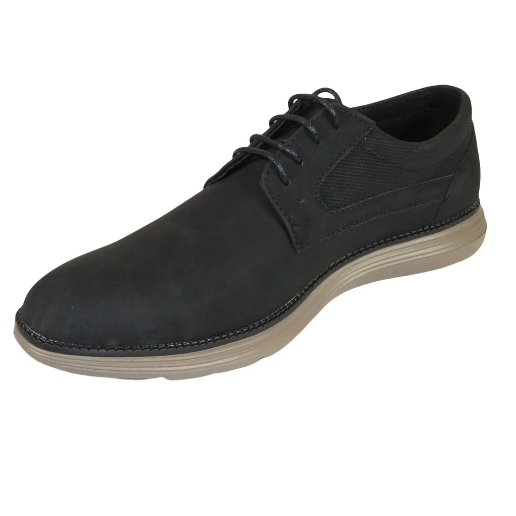 Men's Adolfo Shoes Soft Comfortable Dress Casual Light Weight Lace Up 3240 Black - J.Valintin Men's Wear Legend - 99110
