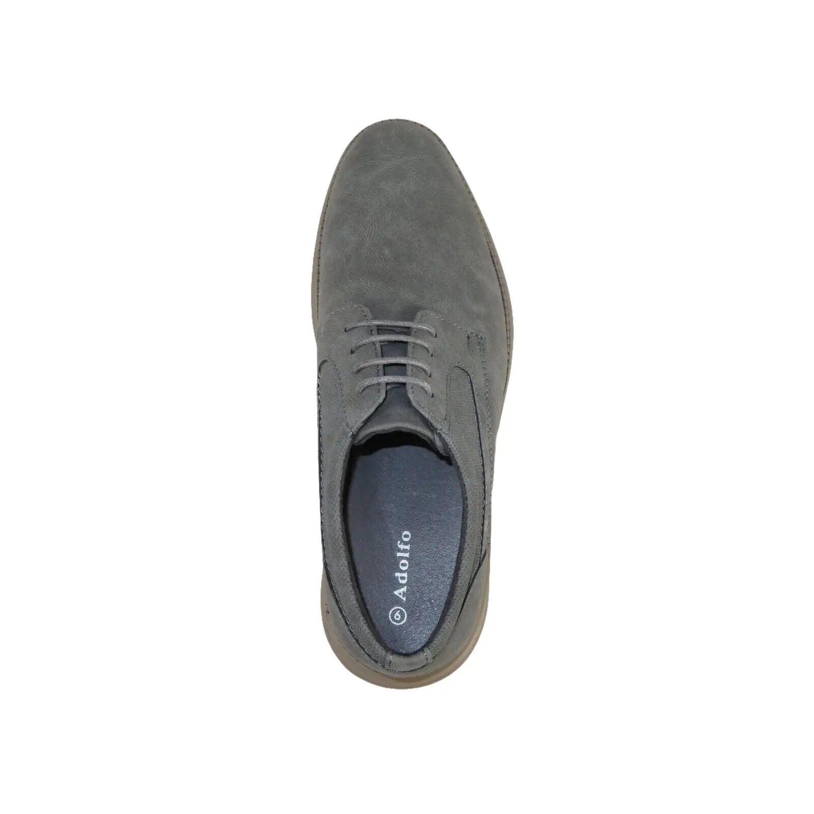 Men's Adolfo Shoes Soft Comfortable Dress Casual Light Weight Lace Up 3240 Gray - J.Valintin Men's Wear Legend - 99119