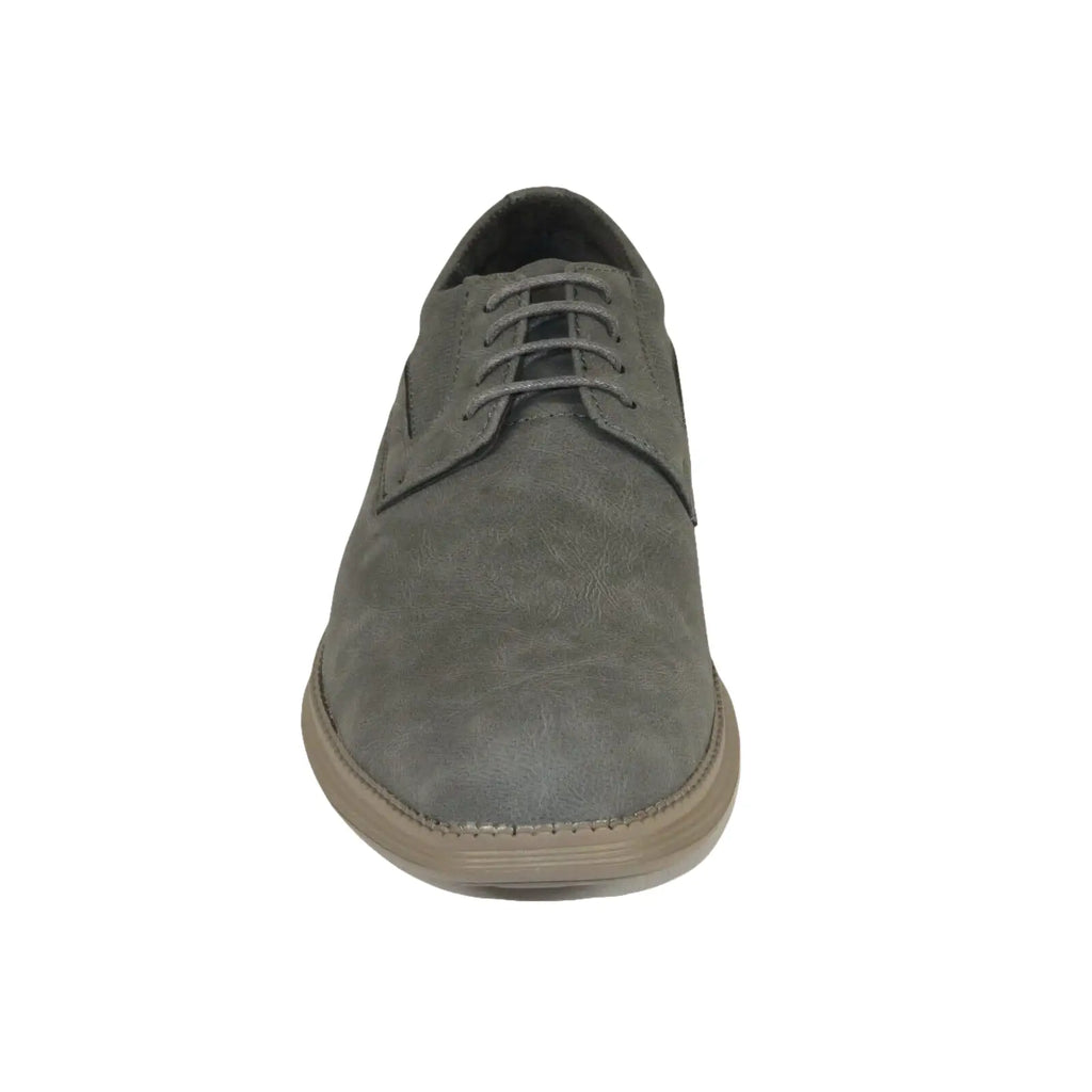 Men's Adolfo Shoes Soft Comfortable Dress Casual Light Weight Lace Up 3240 Gray - J.Valintin Men's Wear Legend - 99119