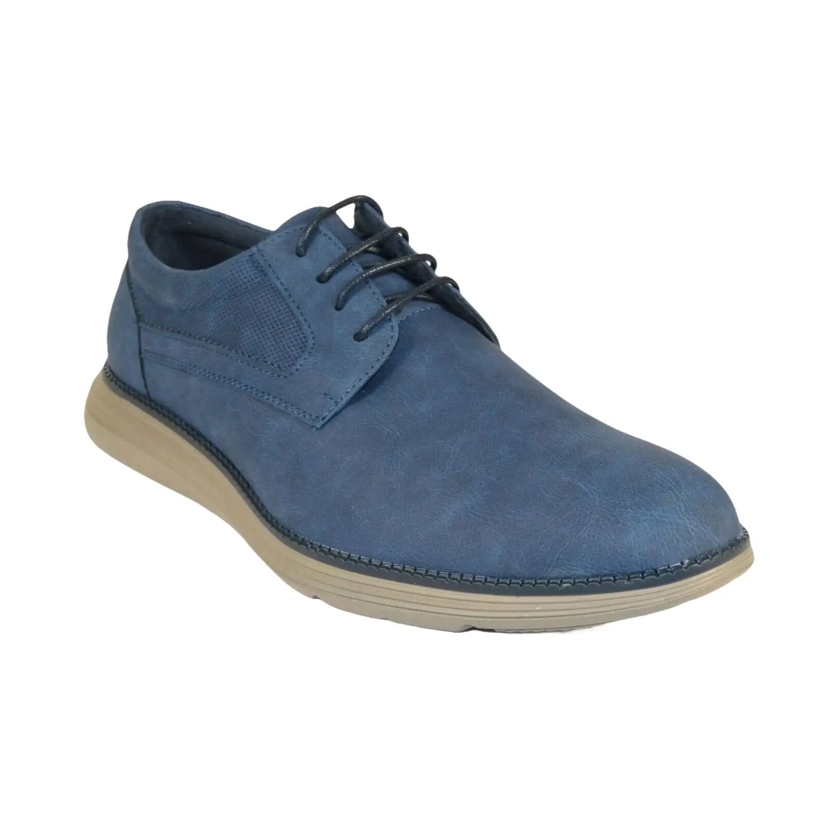 Men's Adolfo Shoes Soft Comfortable Dress Casual Light Weight Lace Up 3240 Navy - J.Valintin Men's Wear Legend - 99128