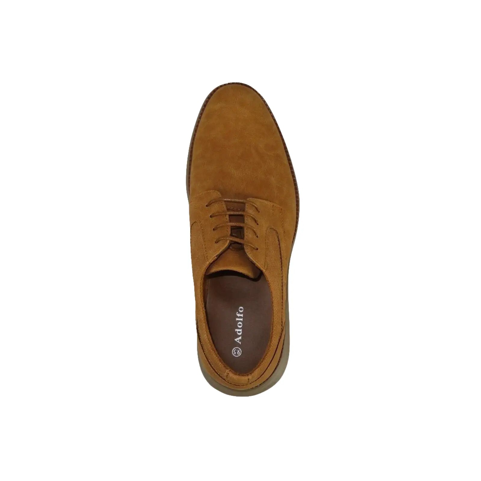Men's Adolfo Shoes Soft Comfortable Dress Casual Light Weight Lace Up 3240 Tan - J.Valintin Men's Wear Legend - 99137