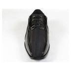 Mens AFTER MIDNIGHT Formal Stage Prom Award Tux shoes Satin 2 Tone 7925 Black - J.Valintin Men's Wear Legend - 98264
