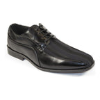 Mens AFTER MIDNIGHT Formal Stage Prom Award Tux shoes Satin 2 Tone 7925 Black - J.Valintin Men's Wear Legend - 98264