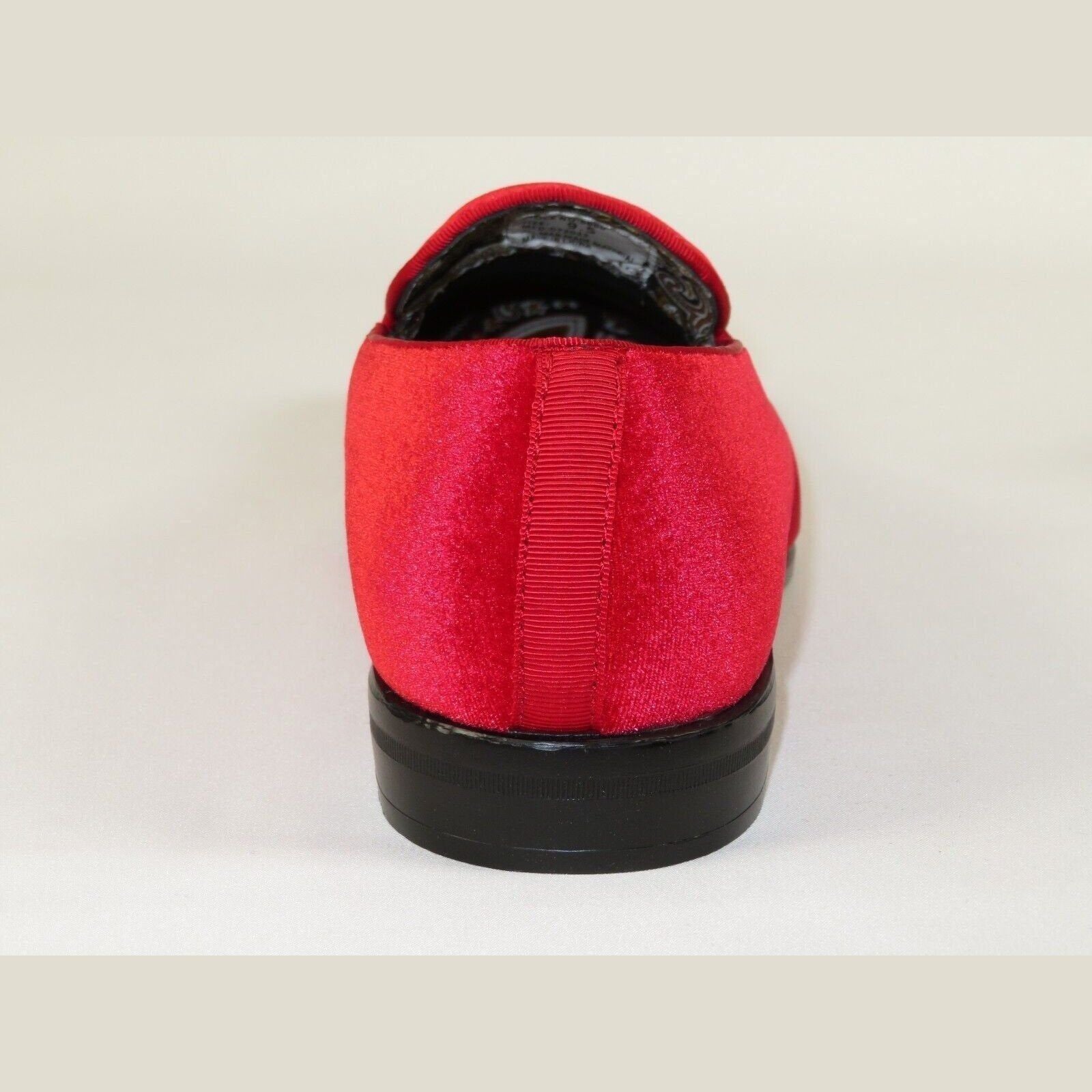 Mens AFTER MIDNIGHT Formal Stage Prom Award Tux shoes Velvet 6660 Christmas Red - J.Valintin Men's Wear Legend - 98225