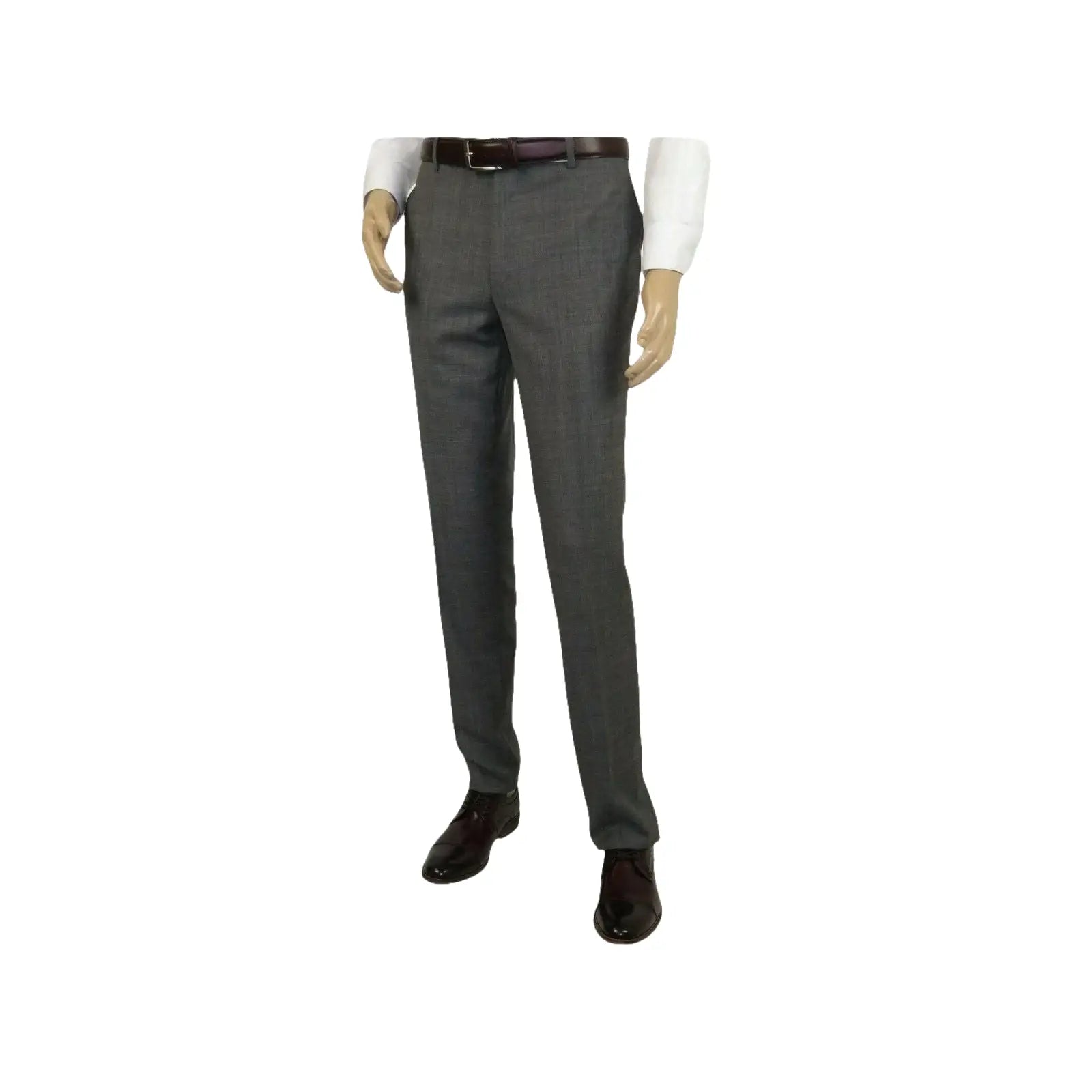 Men's Apollo King 3 piece Vested Business Suit Vested SL203 Gray Textured - J.Valintin Men's Wear Legend - 71392