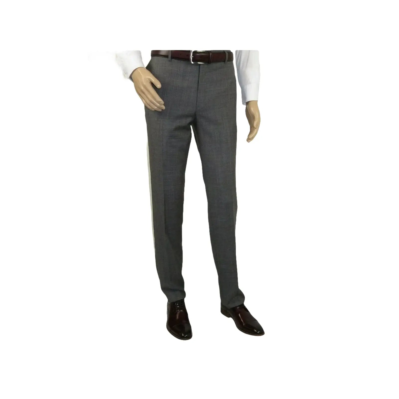 Men's Apollo King 3 piece Vested Business Suit Vested SL203 Gray Textured - J.Valintin Men's Wear Legend - 71392