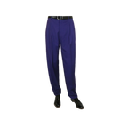 Mens Apollo King Banded Collarless suit Chinese Mandarin Wide leg AG95 Purple - J.Valintin Men's Wear Legend - 74411