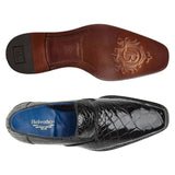 Men's Belvedere Genuine Alligator Slip - on Dress Shoes Genova Black R53 - J.Valintin Men's Wear Legend - Genova - Black R53_10