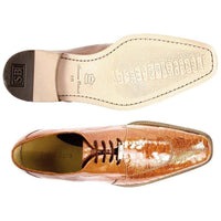 Mens Belvedere New Exotic Siena Genuine Ostrich Leather Burned Amber Brown 1463 - J.Valintin Men's Wear Legend - Burned Amber Brown 1463_9