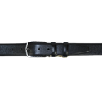 Mens Black Genuine Leather Belt PIERO ROSSI Turkey Soft Full Grain #Black - A - J.Valintin Men's Wear Legend - 97168