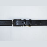 Mens Black Genuine Leather Belt PIERO ROSSI Turkey Soft Full Grain #Black - A - J.Valintin Men's Wear Legend - 97168