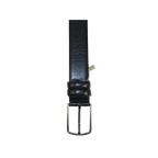 Mens Black Genuine Leather Belt PIERO ROSSI Turkey Soft Full Grain #Black - A - J.Valintin Men's Wear Legend - 97168