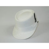 Men's Bruno Capelo Straw Hat Cadet/Baseball Telescope Legionnaire LGS700 White - J.Valintin Men's Wear Legend - LGS700 - White - S