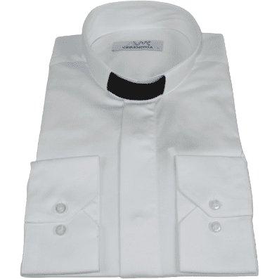 Mens CEREMONIA Clergy Pastor Priest Shirt 100% Cotton Turkey #stn 13 HYB White - J.Valintin Men's Wear Legend - 96989