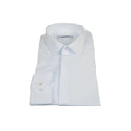 Mens CEREMONIA Formal Shirt Hidden Button 100% Cotton Slim Fit #9010 13 White - J.Valintin Men's Wear Legend - 97115