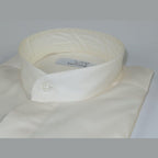 Mens CEREMONIA Pastor Shirt 100% Cotton Turkey Banded Collar #stn 17 hyk Ivory - J.Valintin Men's Wear Legend - 96994