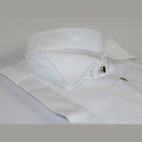 Mens CEREMONIA Tuxedo Formal Shirt 100% Cotton Turkey Slim Fit #stn 13 ATD White - J.Valintin Men's Wear Legend - 97009