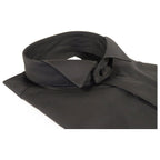 Mens CEREMONIA Tuxedo Formal Shirt 100% Cotton Turkey Slim Fit #stn 15 aty black - J.Valintin Men's Wear Legend - 96974