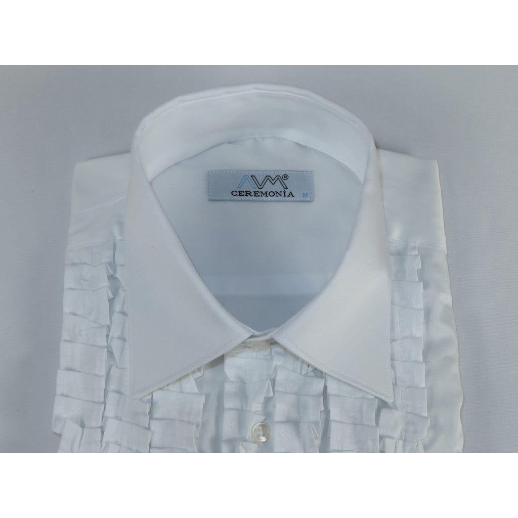 Ceremonia AVM Mens Ceremonia Tuxedo Ruffle Shirt 100% Cotton Turkey Slim Fit #paris 13 White, Men's, Size: Medium,15-15.5 neck Ceremonia AVM Mens Ceremonia Tuxedo Ruffle Shirt 100% Cotton Turkey Slim Fit #paris 13 White, Men's, Size: Medium,15-15.5 neck