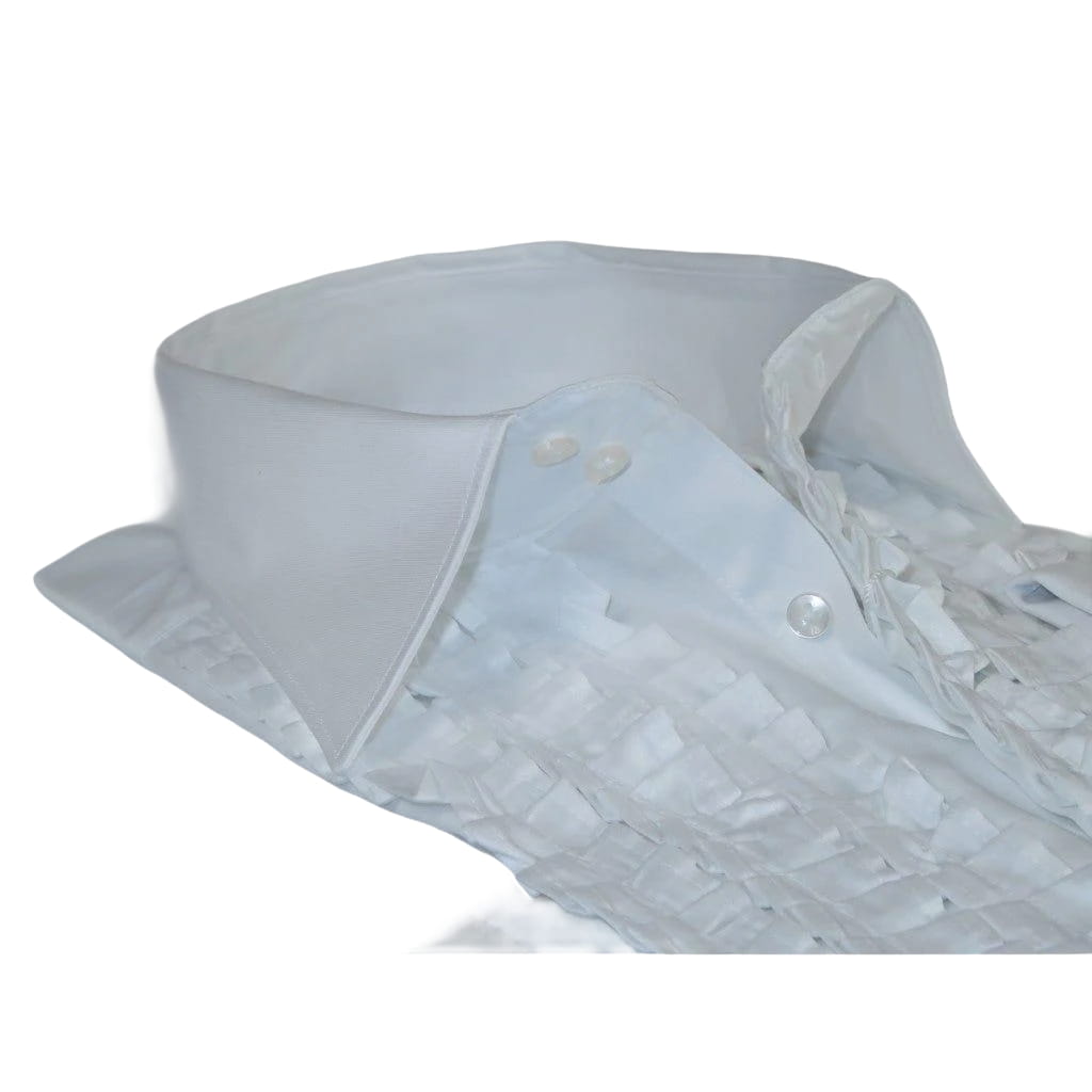 Ceremonia AVM Mens Ceremonia Tuxedo Ruffle Shirt 100% Cotton Turkey Slim Fit #paris 13 White, Men's, Size: Medium,15-15.5 neck Ceremonia AVM Mens Ceremonia Tuxedo Ruffle Shirt 100% Cotton Turkey Slim Fit #paris 13 White, Men's, Size: Medium,15-15.5 neck