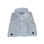 Mens CEREMONIA Tuxedo Ruffle Shirt 100% Cotton Turkey Slim Fit #paris 13 White - J.Valintin Men's Wear Legend - Paris - 13 White - M