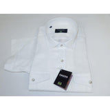 Men's Ciazzo Turkey 100% Linen Breathable Shirt Short Sleeves #Linen 13 White - J.Valintin Men's Wear Legend - 101071