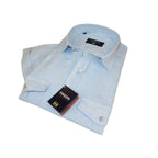 Men's Ciazzo Turkey 100% Linen Breathable Shirt Short Sleeves #Linen 19 Lt BLue - J.Valintin Men's Wear Legend - 101083