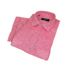 Men's Ciazzo Turkey 100% Linen Breathable Shirt Short Sleeves #Linen 29 Pink - J.Valintin Men's Wear Legend - 101079
