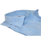 Men's Ciazzo Turkey 100% Linen Breathable Shirt Short Sleeves #Linen 32 Med Blue - J.Valintin Men's Wear Legend - 101075