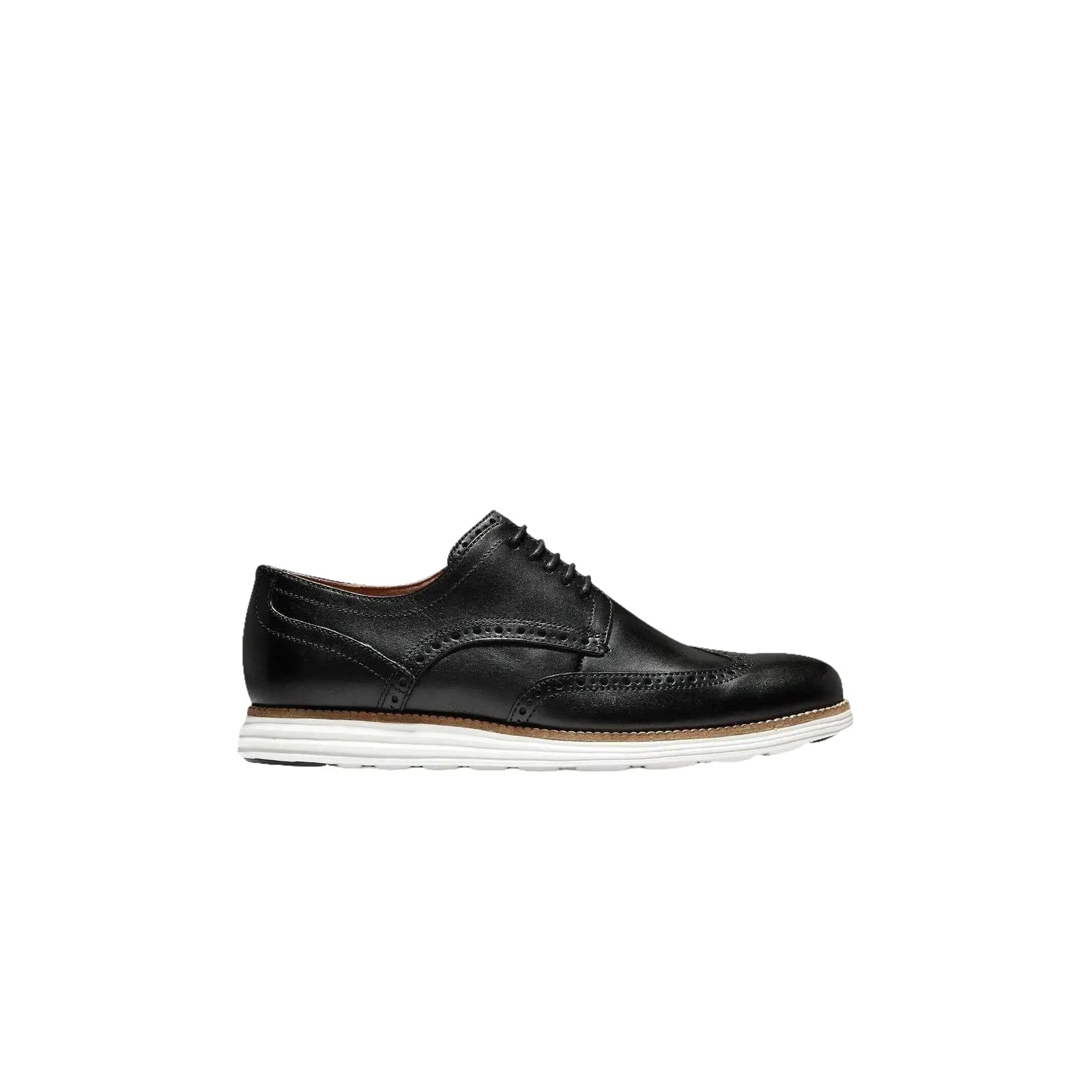 Mens COLE HAAN Shoes OriginalGrand Wingtip Oxford Lace up Comfort C26469 Black - J.Valintin Men's Wear Legend - 93687