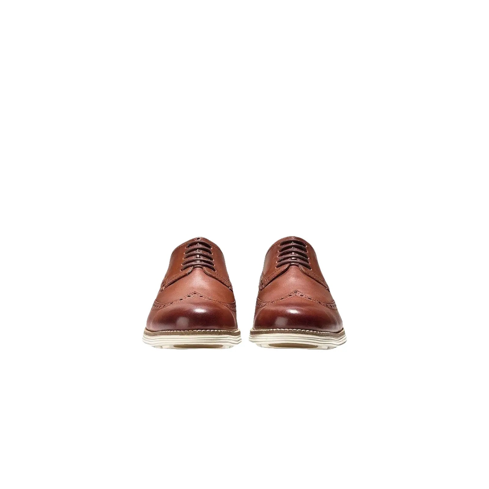 Mens COLE HAAN Shoes OriginalGrand Wingtip Oxford Lace up Comfort C26471 Tan - J.Valintin Men's Wear Legend - 93442