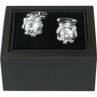 Mens Cufflinks by Vitorofolo for French Cuff Shirt V49 - 1 silver Plated,Crystal - J.Valintin Men's Wear Legend - 25066