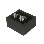 Mens Cufflinks by Vitorofolo Use for French Cuff Shirt V29 - 3 Silver Plated - J.Valintin Men's Wear Legend - 25077