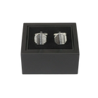 Mens Cufflinks by Vitorofolo Use for French Cuff Shirt V29 - 3 Silver Plated - J.Valintin Men's Wear Legend - 25077