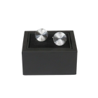 Mens Cufflinks by Vitorofolo Use for French Cuff Shirt V29 - 8 Silver Plated - J.Valintin Men's Wear Legend - 25082