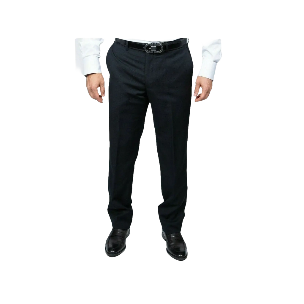 Mens DKNY 100% Wool Two Button Notch Lapel Formal Business Slim fit 1504 Black - J.Valintin Men's Wear Legend - 18211