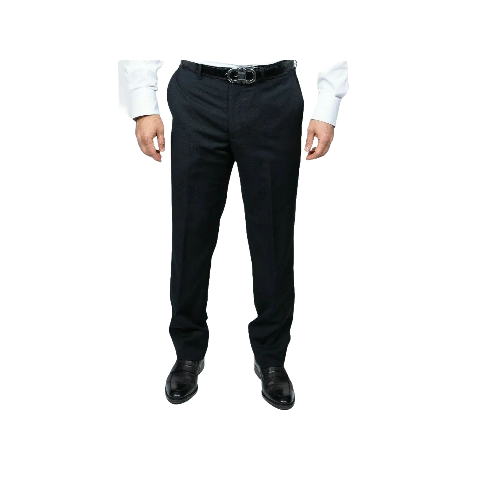 Mens DKNY 100% Wool Two Button Notch Lapel Formal Business Slim fit 1504 Black - J.Valintin Men's Wear Legend - 18211
