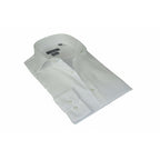 Men's Dress Shirt Christopher Lena 100% Cotton Wrinkle Free C507RSSR Ecru Slim - J.Valintin Men's Wear Legend - 92287