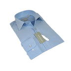 Men's Dress Shirt Christopher Lena 100% Cotton Wrinkle Free C507WS0R Blue - J.Valintin Men's Wear Legend - 92409