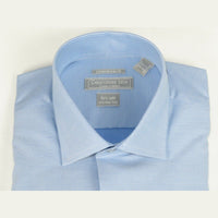 Men's Dress Shirt Christopher Lena 100% Cotton Wrinkle Free C507WS0R Blue - J.Valintin Men's Wear Legend - 92409