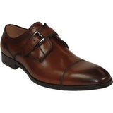 Men's Dress Shoes STEVE MADDEN Soft Leather upper Buckle Strap COVET Cognac - J.Valintin Men's Wear Legend - 100803