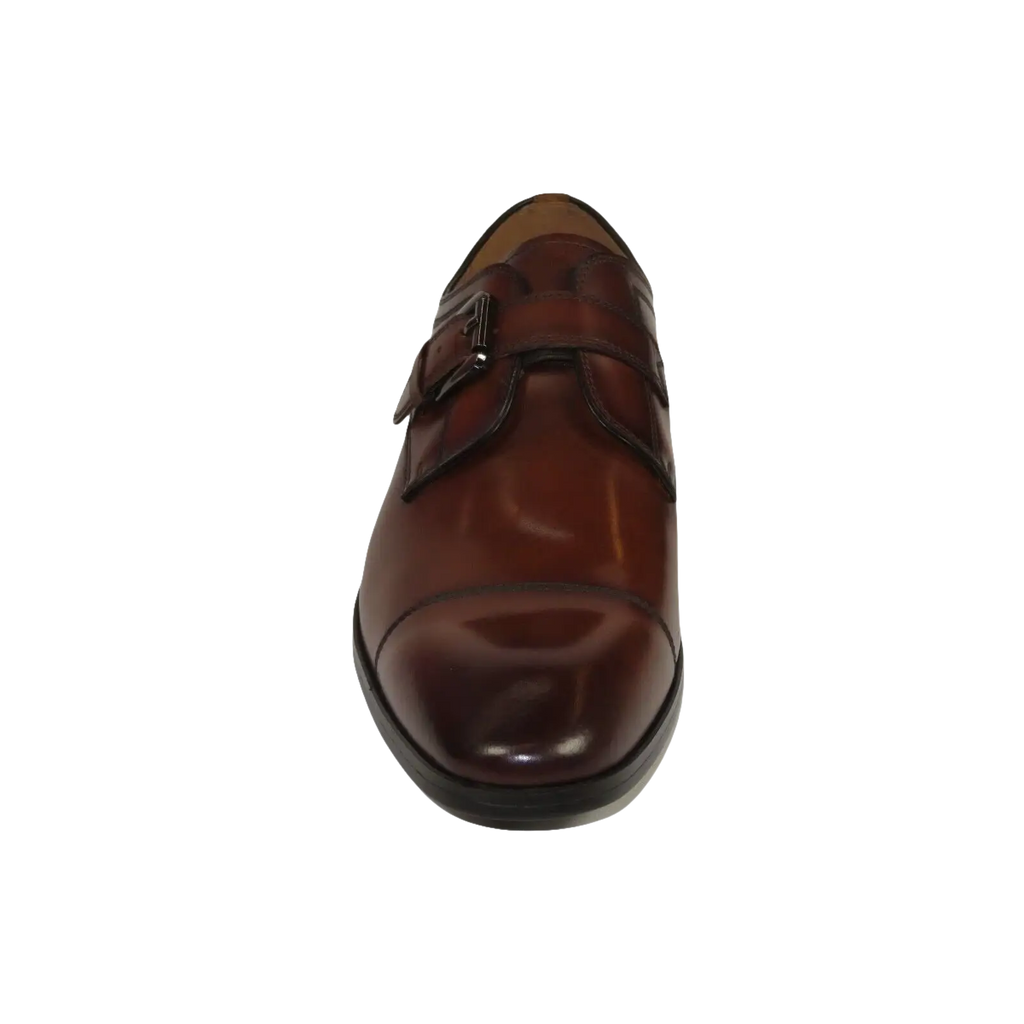 Men's Dress Shoes STEVE MADDEN Soft Leather upper Buckle Strap COVET Cognac - J.Valintin Men's Wear Legend - 100803