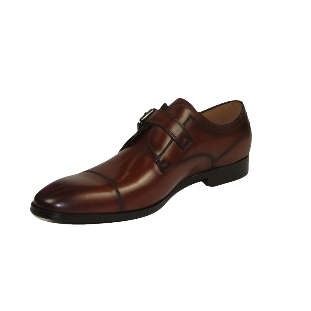 Men's Dress Shoes STEVE MADDEN Soft Leather upper Buckle Strap COVET Cognac - J.Valintin Men's Wear Legend - 100803