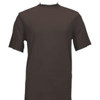 Mens Dressy T - Shirt Log - In Uomo Soft Crew Neck Corded Short Sleeves 218 Brown - J.Valintin Men's Wear Legend - 6378